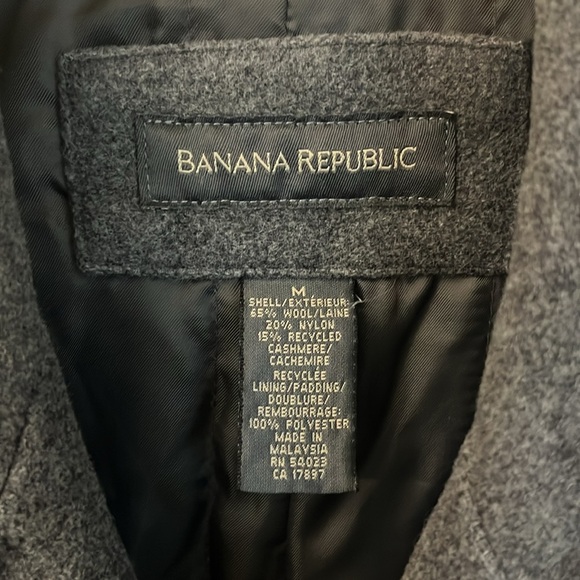 Wool blend peacoat size M - Picture 3 of 6